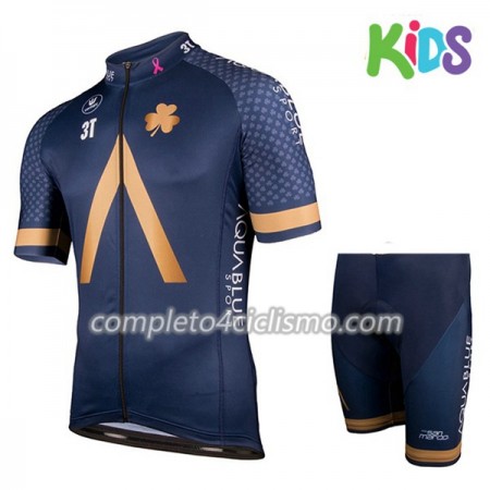 Completo Maglia Ciclismo + Pantaloncino 2018 Aqua Blue Sport Bambino N001 Completo Maglia Ciclismo + Pantaloncino 2018 Aqua Blue Sport Bambino N001